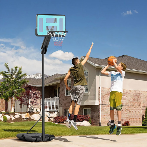Basketball hoop stand - &,