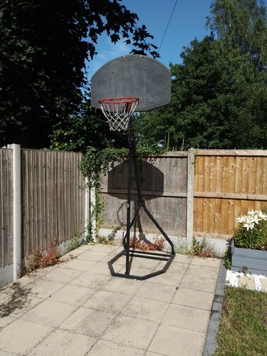 Large basketball hoop - basketball, stand