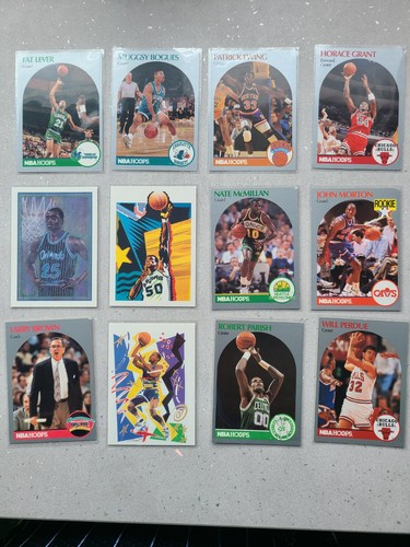 1990 nba hoops card - card, bundle